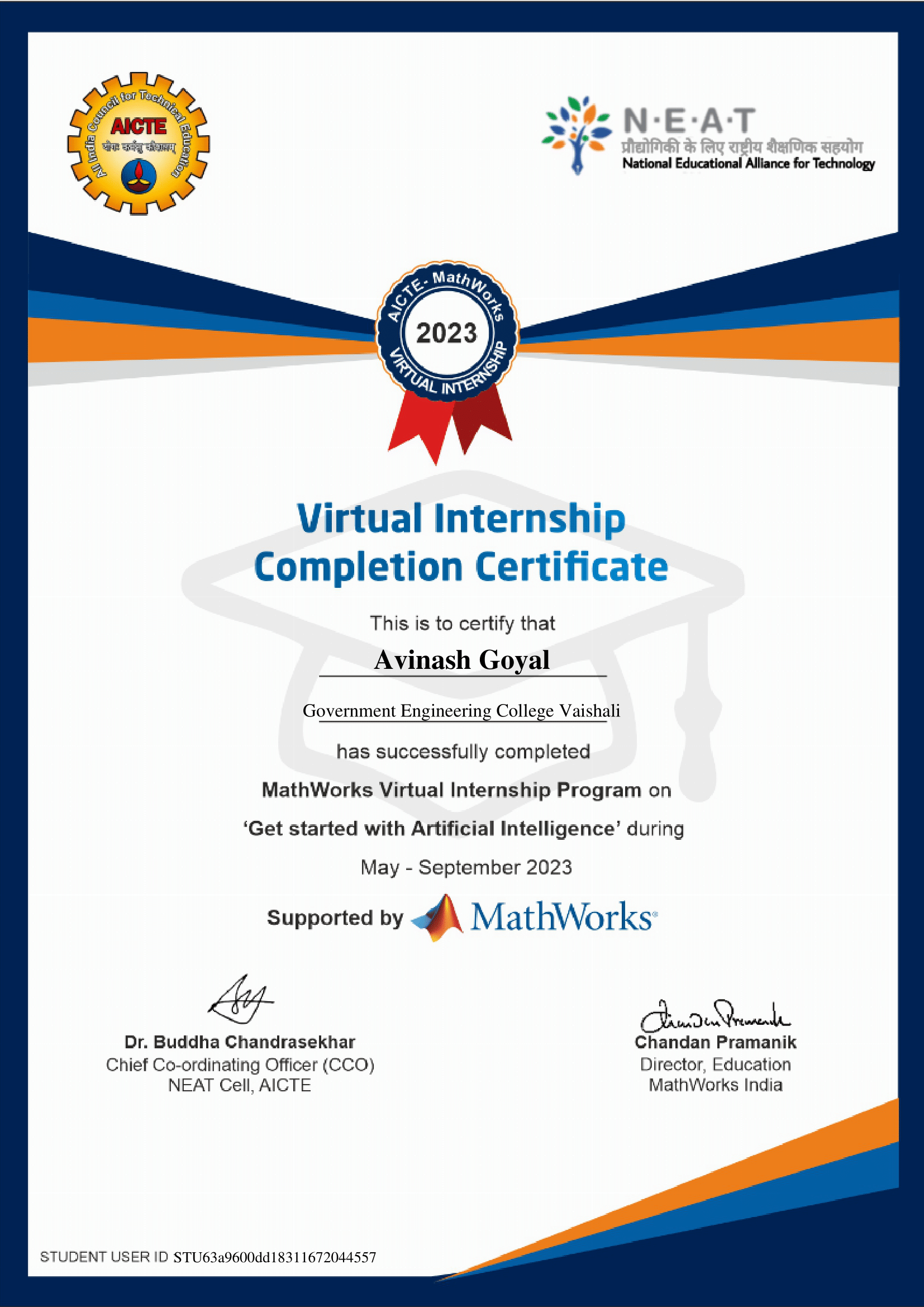 Math Intern Avinash Goyal | Portfolio